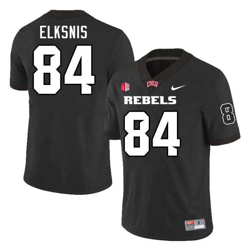#84 Nick Elksnis UNLV Rebels College Football Jersey Stitched-Black